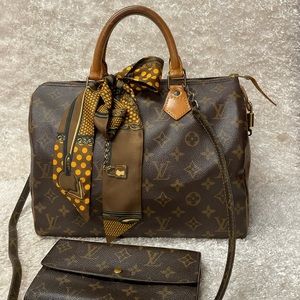 Authentic Louis Vuitton Speedy 30 And Wallet
